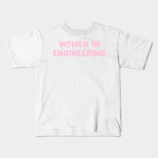 women in engineering Kids T-Shirt